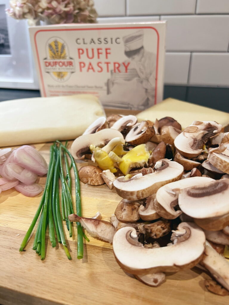 mushroom and gruyere tart