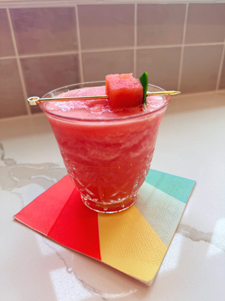 watermelon basil slush