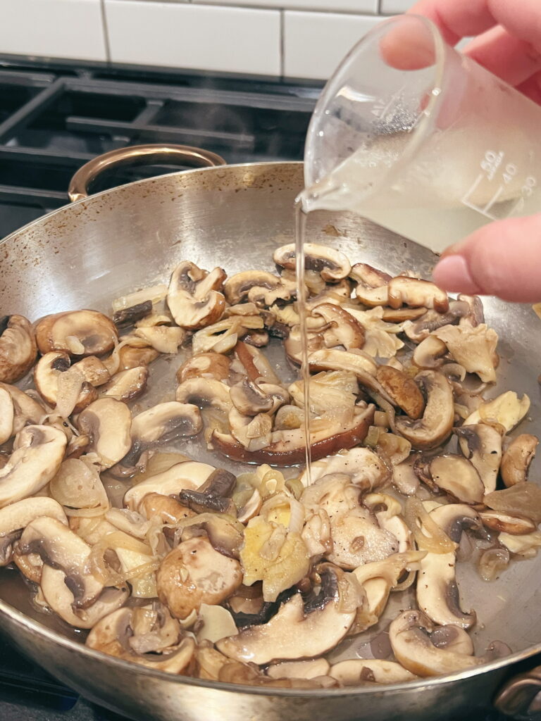 mushroom and gruyere tart