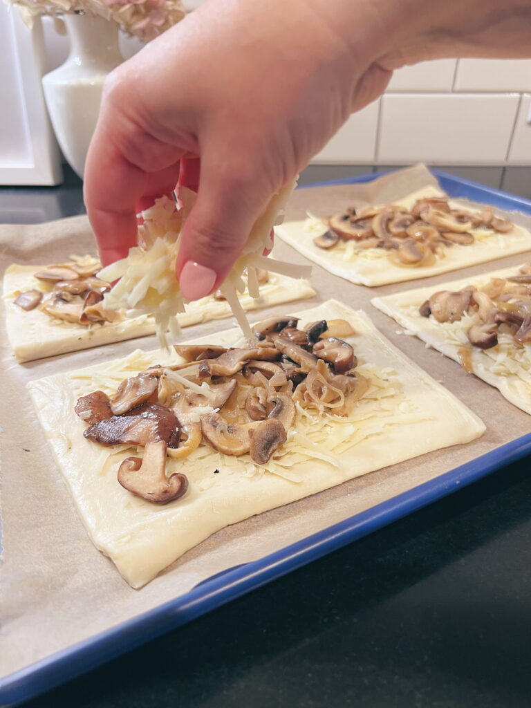 mushroom and gruyere tart