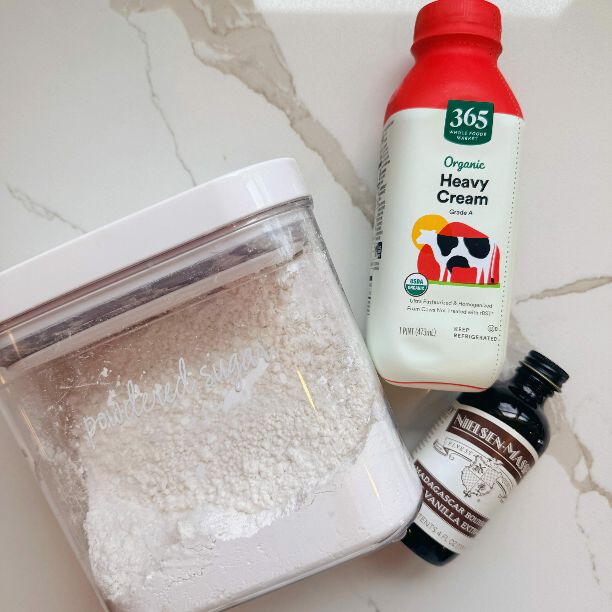 whipped cream ingredients