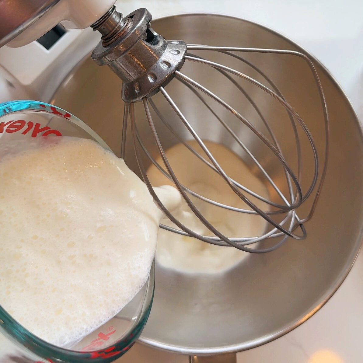 lightly whipped cream