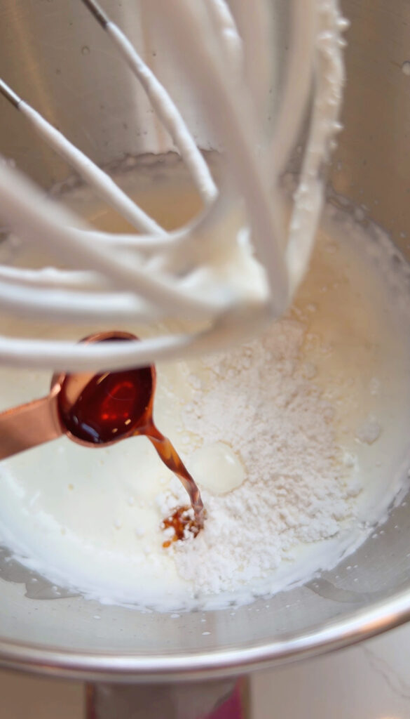lightly whipped cream