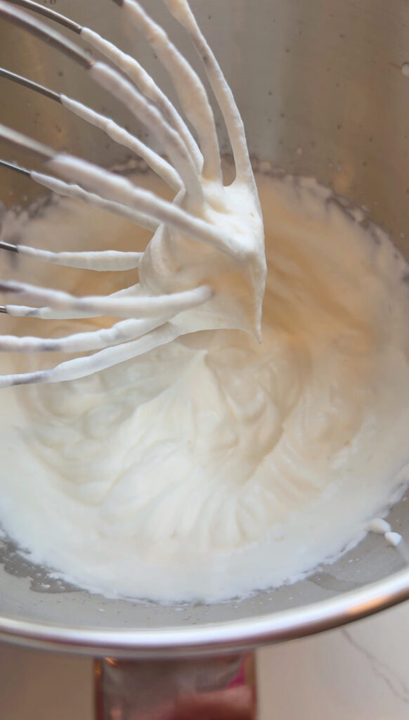 lightly whipped cream