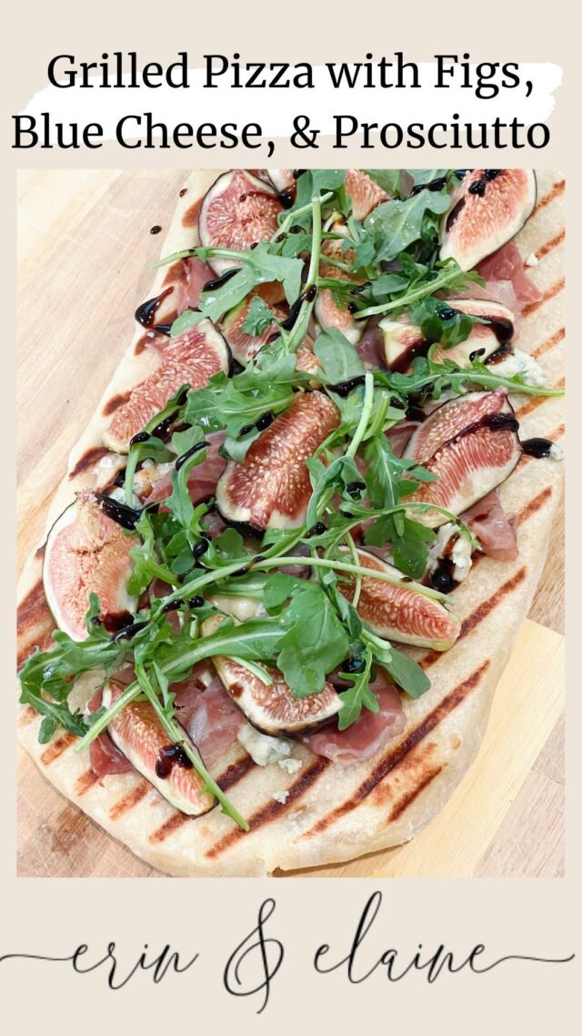Grilled Pizza with Figs, Blue Cheese, and Prosciutto is one of our favorite summer dinners! 🍕✨🙌 Plus it’s easy to make at home without a fancy pizza oven. We use the store-bought pizza dough from @wholefoods that puffs up to crusty perfection. 

The combination of fresh, juicy figs with salty prosciutto and sharp blue cheese makes for a unique pizza that is not to be missed. We add a bit of peppery arugula for a nice bite and some color and then drizzle with sweet balsamic glaze at the end to really punch up the flavor.

See the full recipe at erinandelaine.com and follow for more! 💫 

Direct link: https://www.erinandelaine.com/grilled-pizza-with-figs-blue-cheese-and-prosciutto/

.

.

.

.

#erinandelaine #everydayisaparty #hostesswiththemostess #grilledpizza #summerdinner #summerfood #figseason #pizzarecipe #pizzarecipes